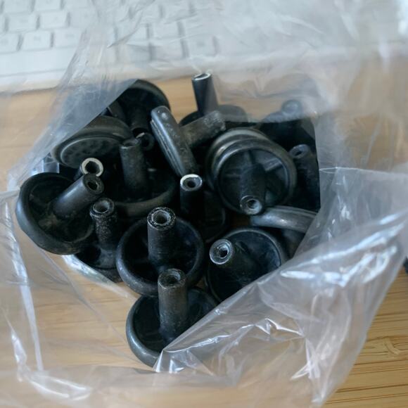 Amerock Kitchen Cabinet Knob Hammererd Round Head 1 1/4" diameter Lot 21 - Picture 3 of 3